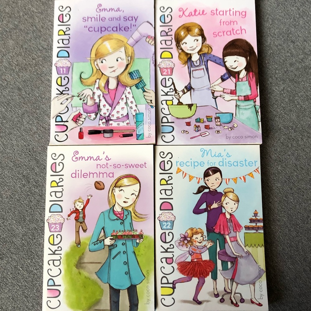 Set of 4 ~ Cupcake Diaries #11, 21, 22, 23